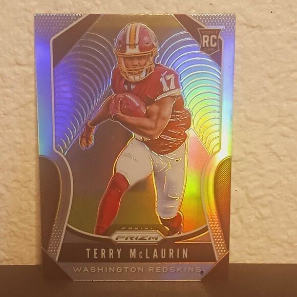 2019 PANINI PRIZM TERRY MCLAURIN SILVER PRIZM ROOKIE CARD #353 - Picture 1 of 2